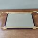 Metal and mirror vintage plateau