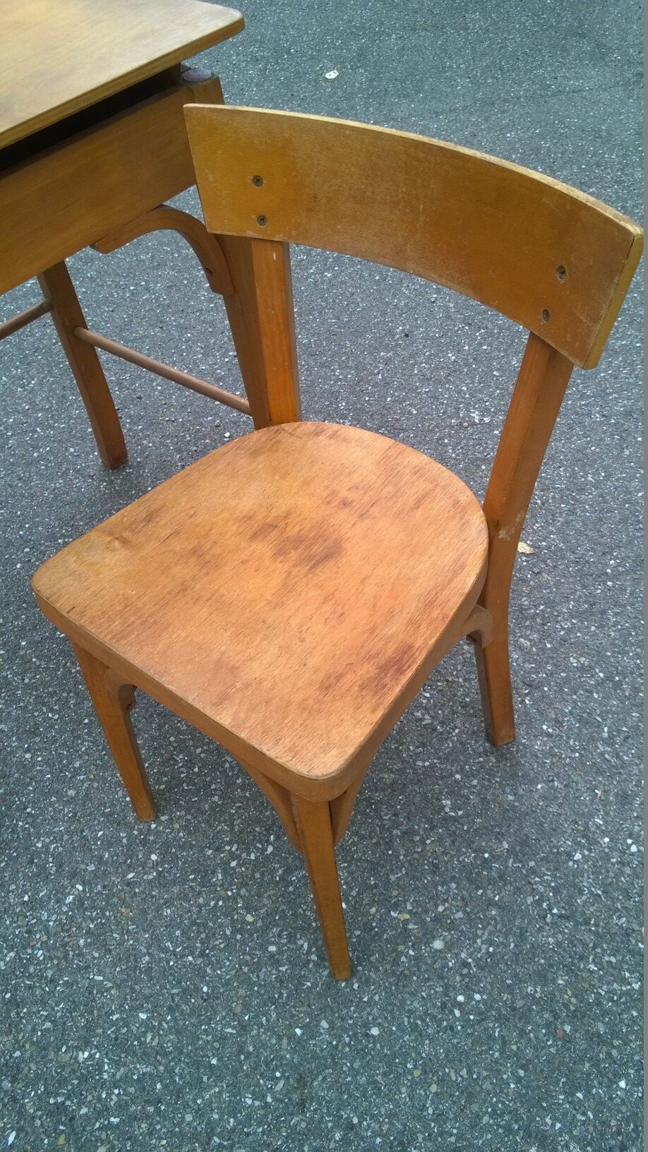 Desk and chairs baumann