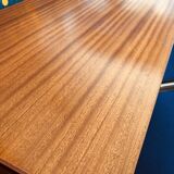 Mahogany writing desk 6 drawers 1960