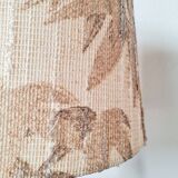 Vintage lamp with textured shade