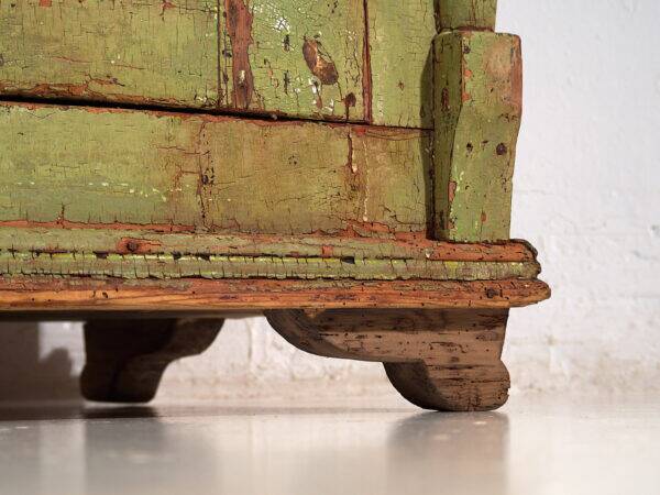 Antique chest of drawers with green patina (c.1920) #59