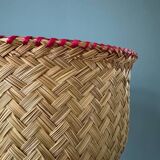Set of 3 woven bamboo baskets