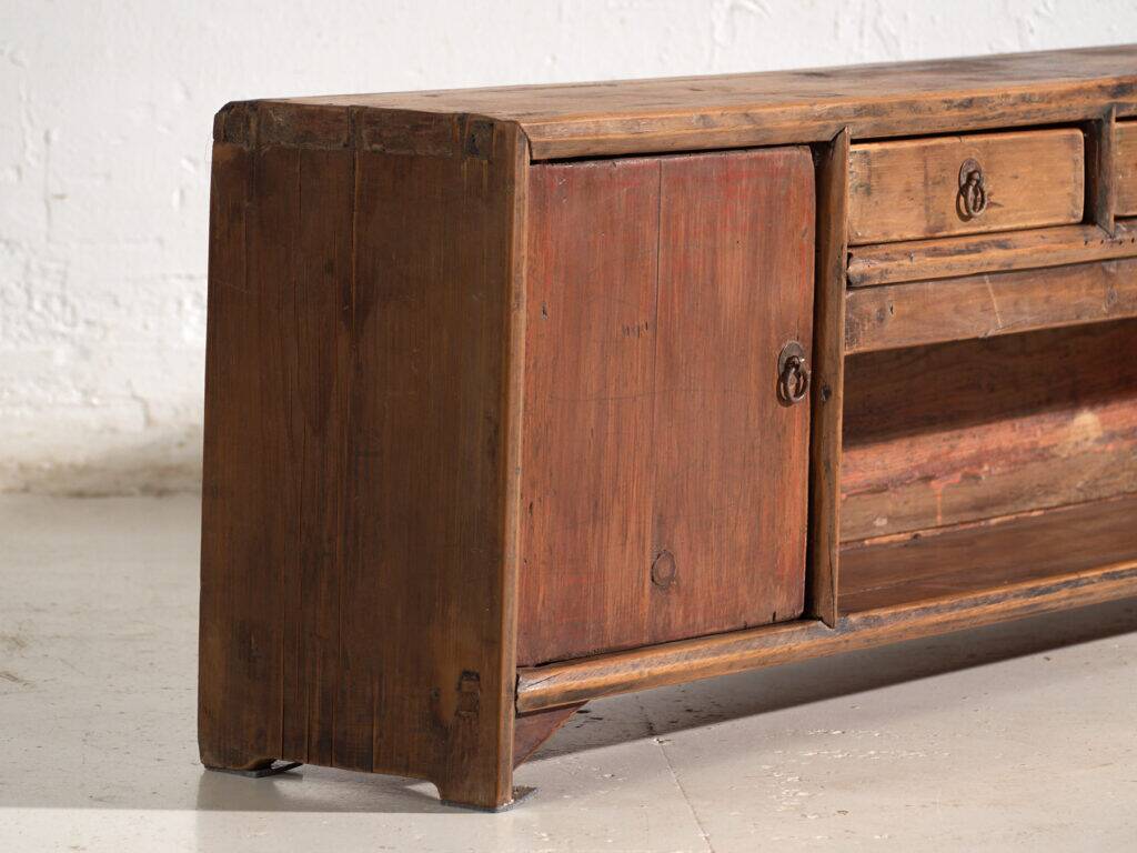 Antique low pine wood furniture – China, circa 1900