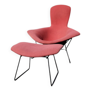 Fauteuil Bird & ottoman