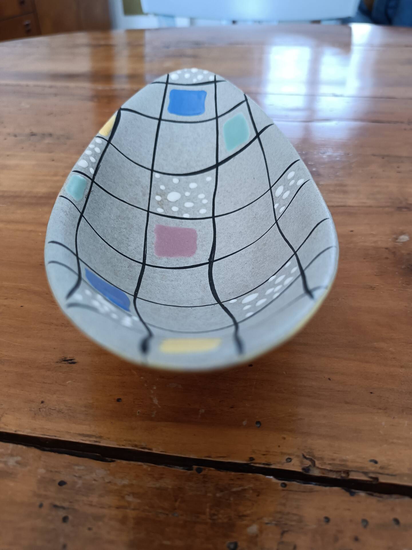 Mid-Century Modern ceramic bowl