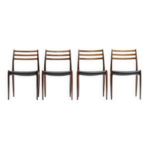 Set de 4 chaises de salle - manger
