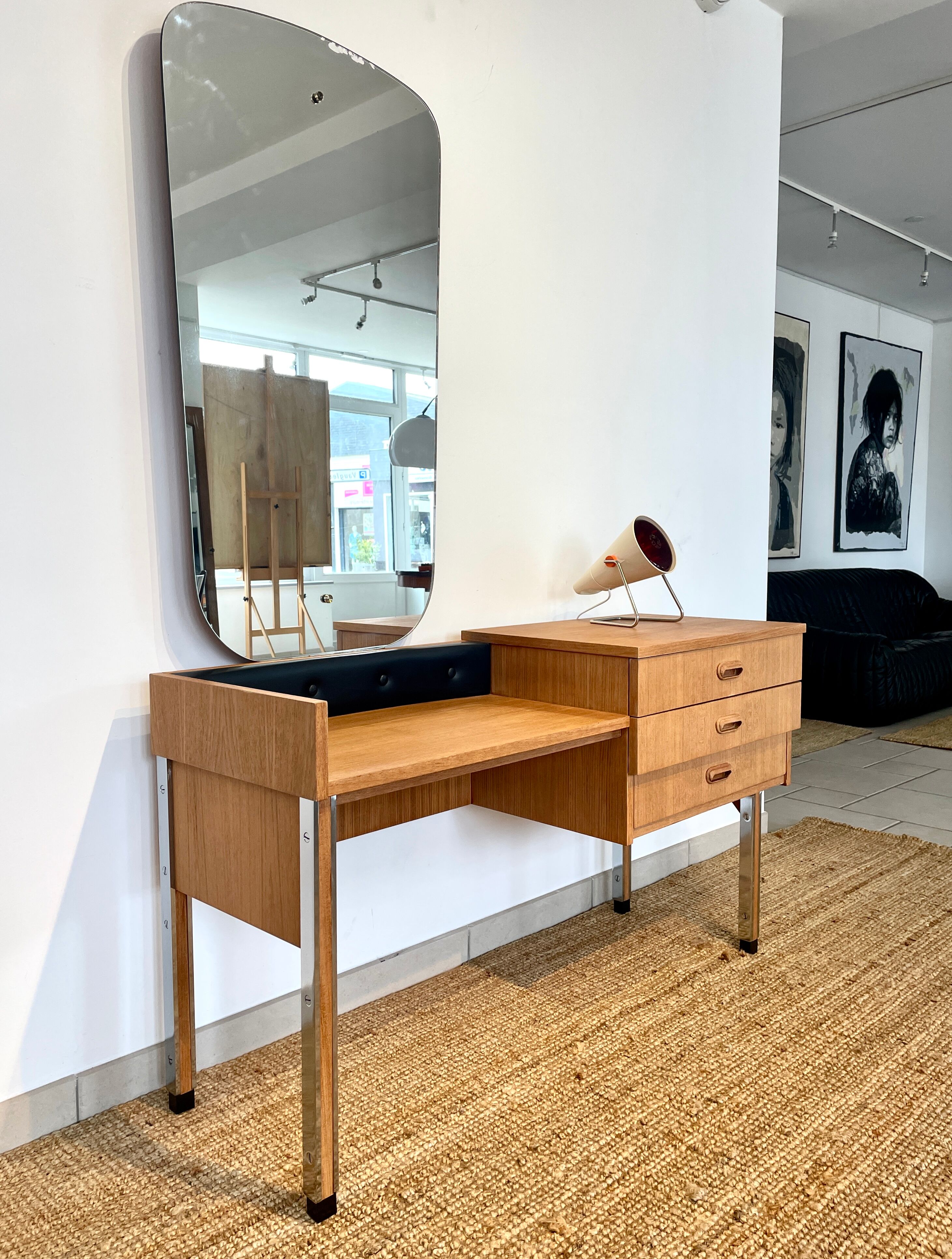 Teak dressing table 60s