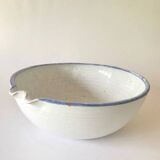 Plat terre cuite émaillée, style scandinave