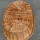 Vintage woven wicker basket
