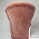 Fauteuil crapaud rose
