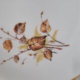 Assiettes à dessert & Plat Porcelaine Royal Émail de Vierzon