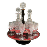 Carousel liqueur service - late 19th century