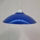 Sheet metal pendant lamp from the 80s