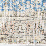 3x10 Turkish vintage runner rug hand-made blue runner 3x10 runner 310x75cm