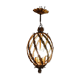 Lustre en métal doré