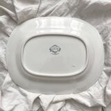 Iron earthenware dish “Louis XVI” U&C Sarreguemines