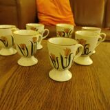 7 vintage cups