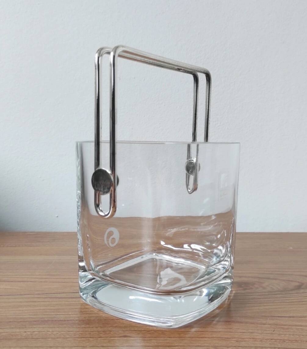 Vintage ice bucket Luigi Bormioli-Italy