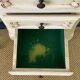 Pair of antique Louis XV style bedside tables, 3 drawers