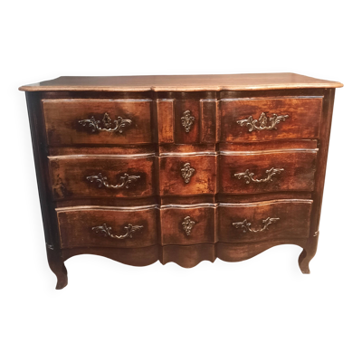Commode d epoque Louis XV en bois massif