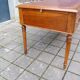 Napoleon III desk in Louis XVI style made of walnut from the late 19th century.
