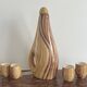 Grandjean Jourdan liqueur set in wood-effect glazed ceramic