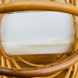 Vintage rattan pendant lamp