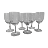 4 Perfection and 2 Byzantine Baccarat glasses