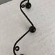 Hook 3 metal and wood support