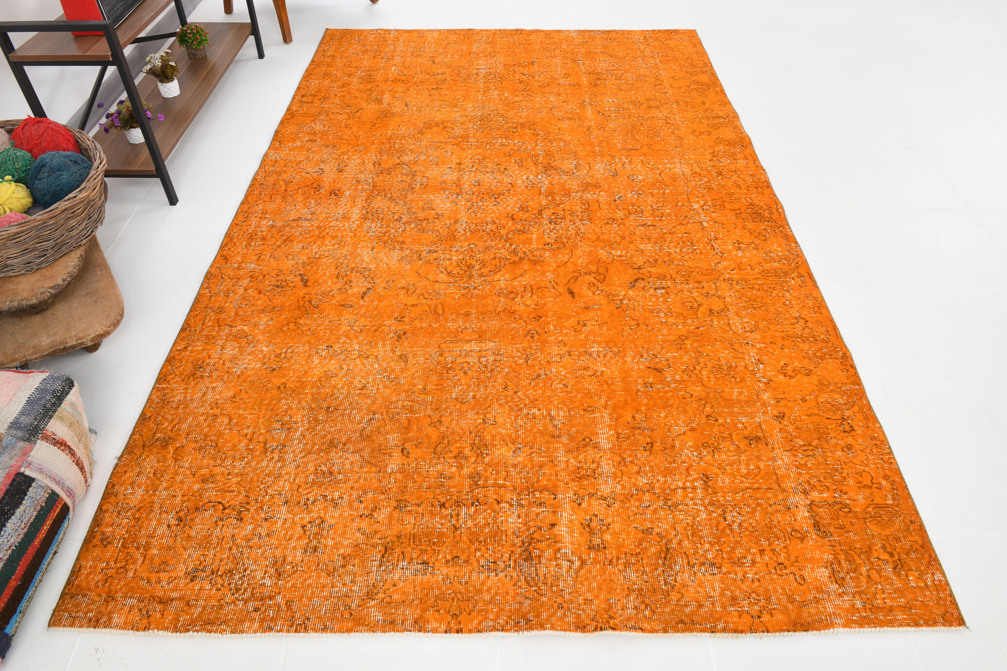 Tapis orange 181x287cm