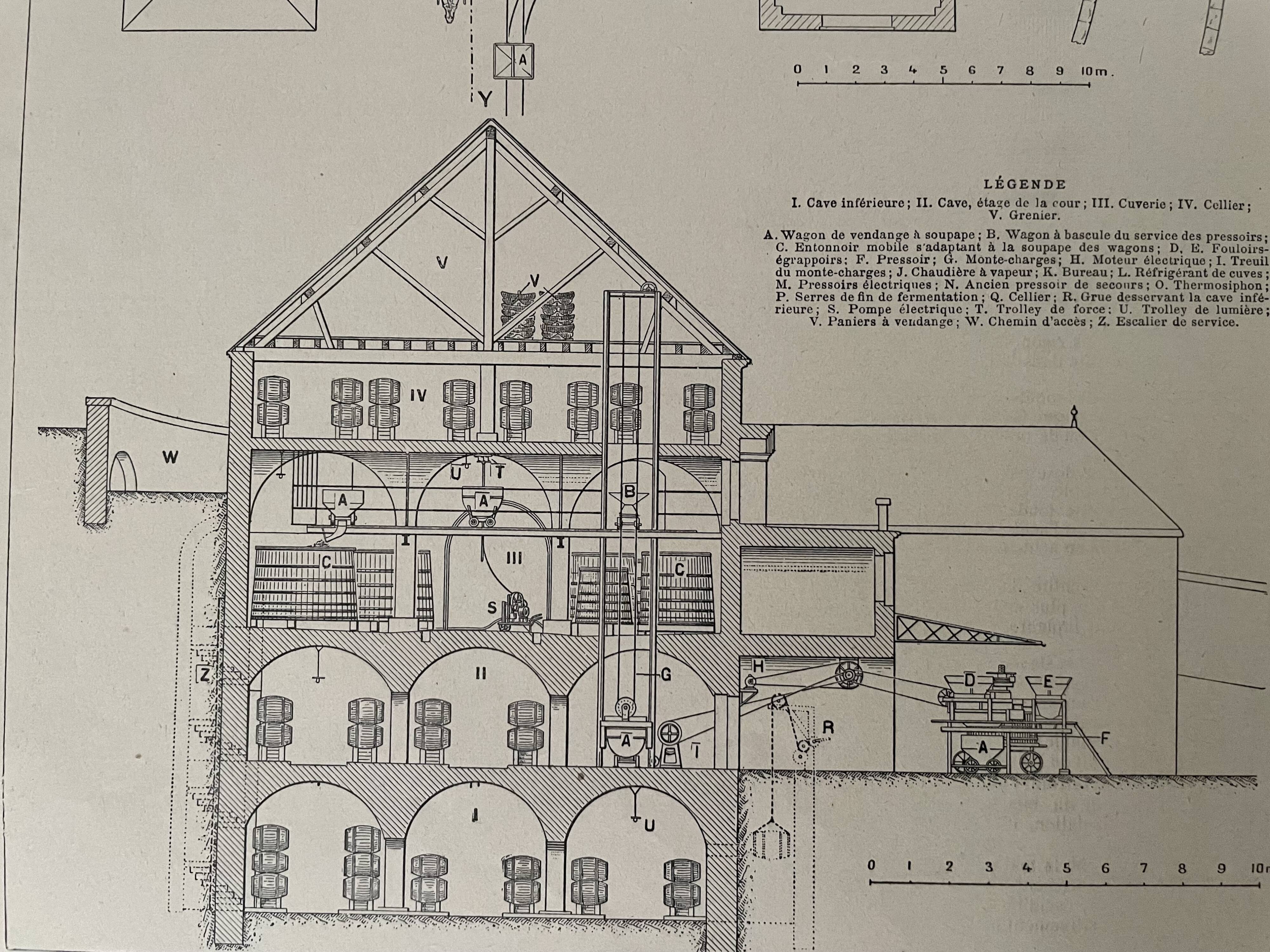 Lithograph on winemaking - 1920