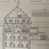 Lithograph on winemaking - 1920