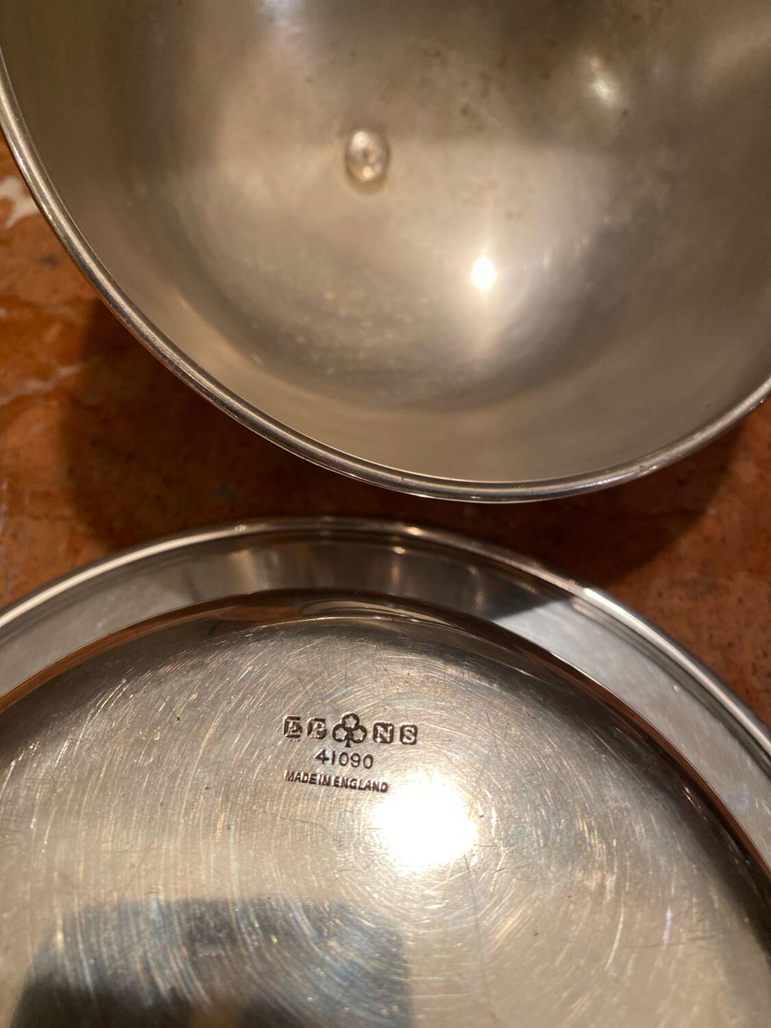 Beautiful set of two old caviar bells