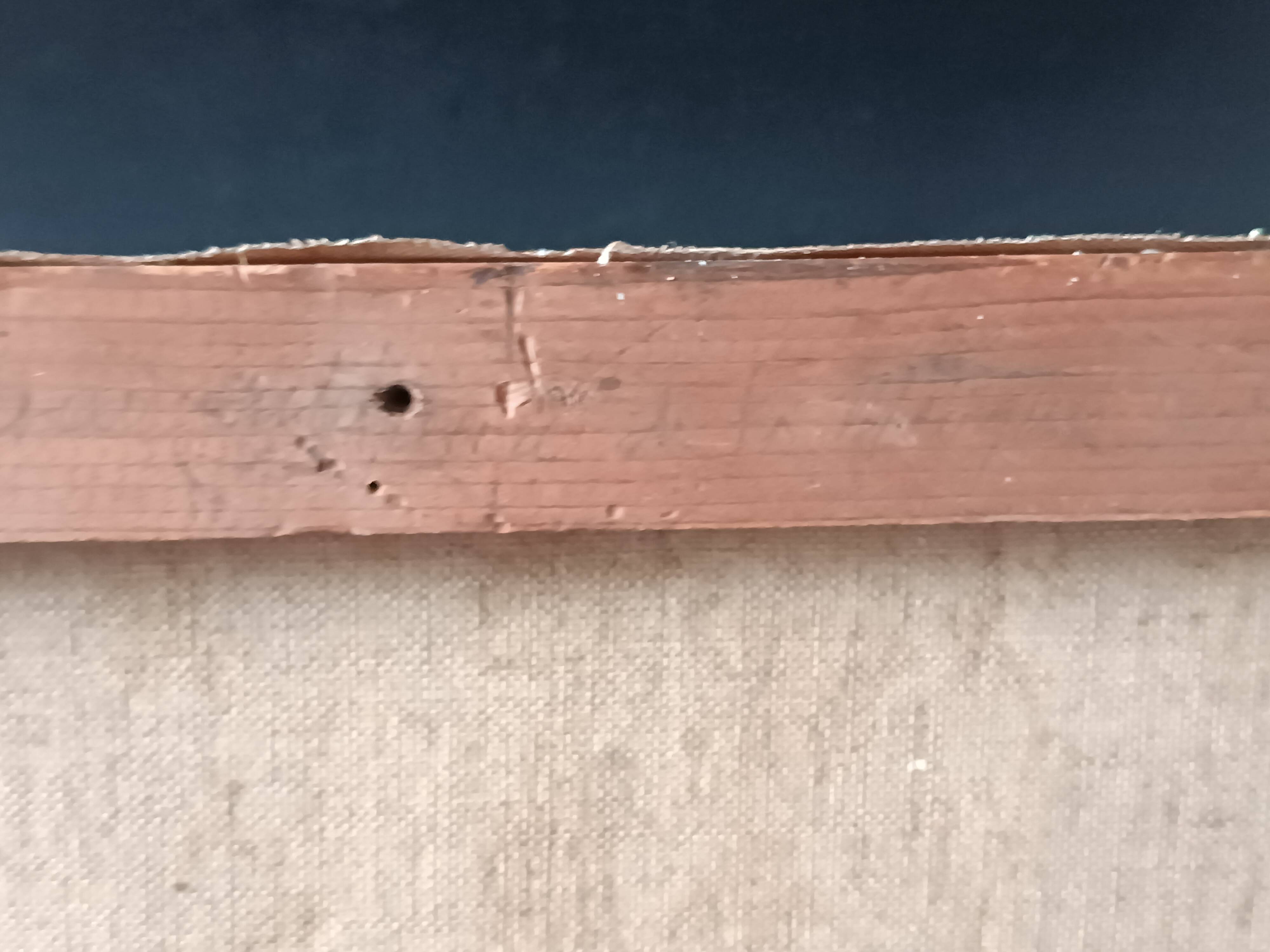 Oil painting on canvas of the courtyard of the pasha's mosque in Oran 1948