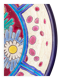 Enamelled cloisonné bowl Art Deco from Longwy, France with daisies, 1930.