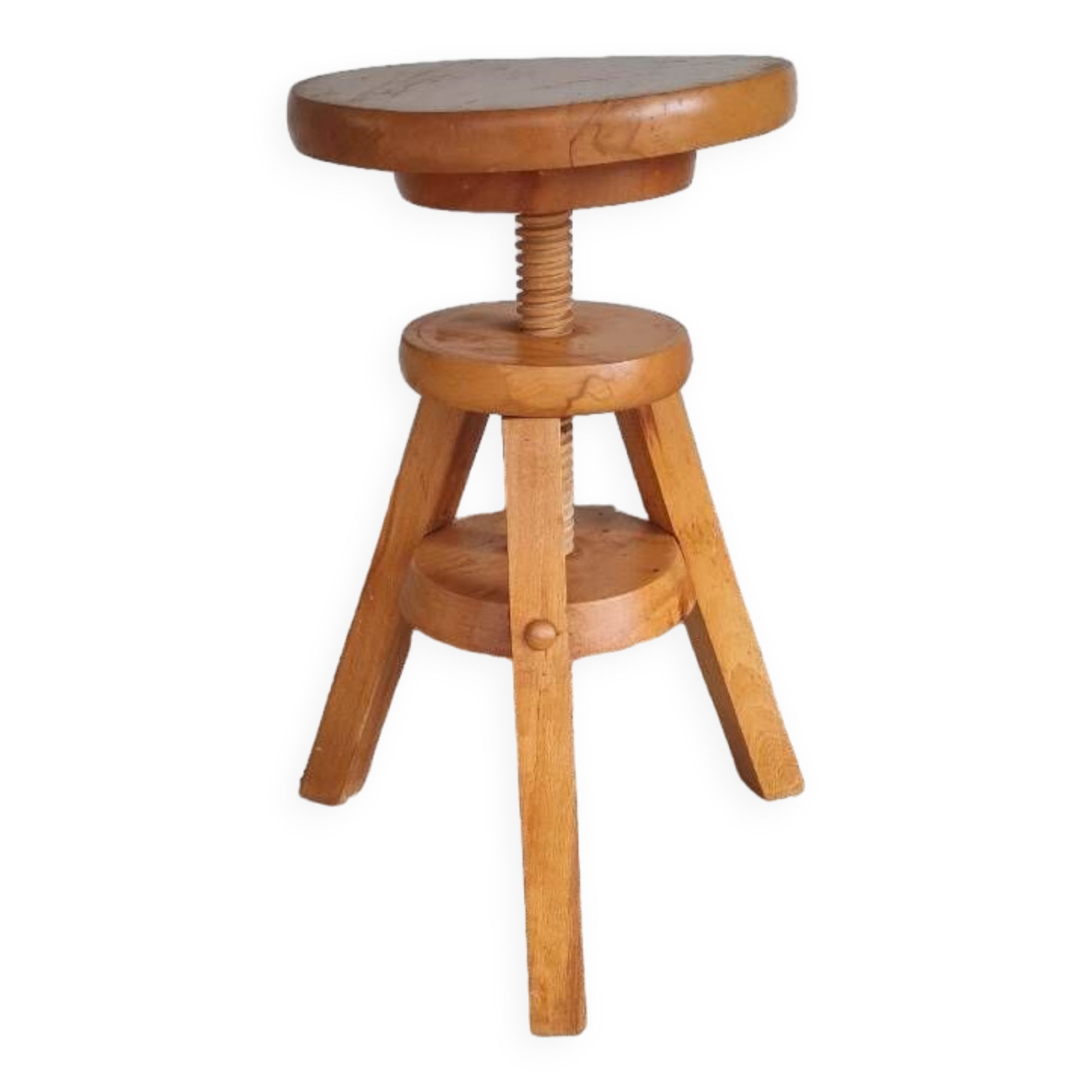 Tabouret d'atelier en bois