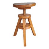 Wooden workshop stool