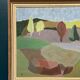 Original Swedish Oil on Panel – “Trees and Fields” by Carl‑Einar Andersson (1925–1975) – 1959 – Vintage & Framed – 53 × 44.5cm (20.9"×17.5")