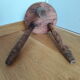 Tripod stool in solid wood