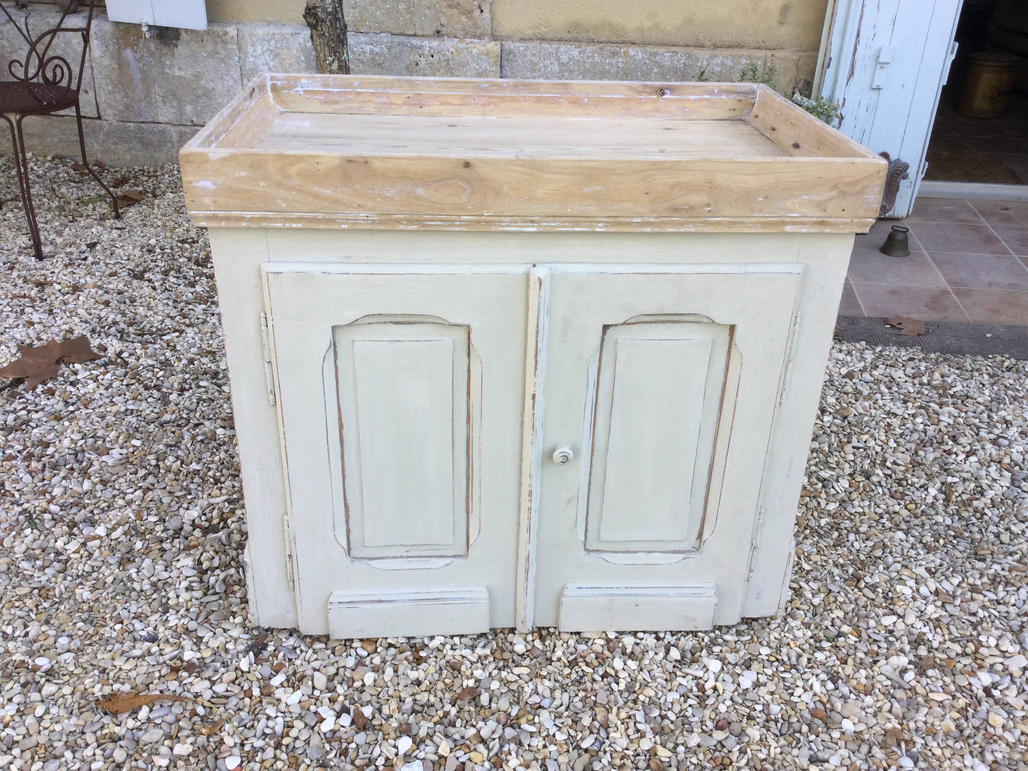 Small patinated Parisian piece of furniture