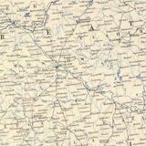 Antique Map of Ukraine and South Russia circa 1869 Keith Johnston Royal Atlas Hand coloured map