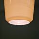 Scandinavian honey-colored opaline pendant light, 1960s