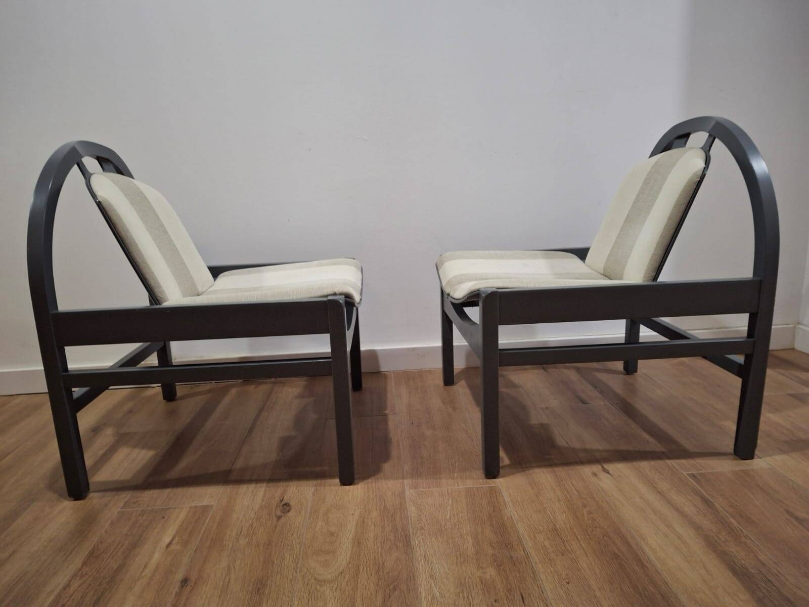 Pair of Baumann French Armchairs from the 1980s