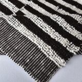 7x10 Chunky Wool Striped Handmade Rug, 206x295Cm
