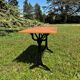 Vintage wooden bistro table
