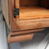 Low mado buffet, marble top, sanded