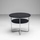 Table basse Thonet avec cadre tubulaire