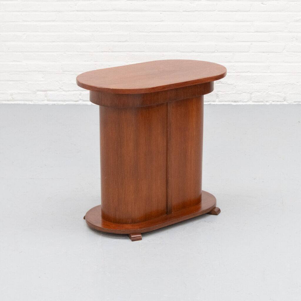 Dutch Art Deco Hinged Top Sidetable