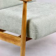 Vintage Danish Light Green Armchair, 1970s