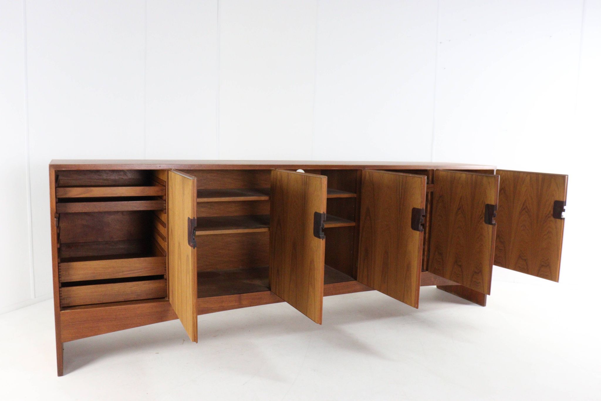 Jacob Hermann for Randers Møbelfabrik sideboard model 2064  248 cm Restored